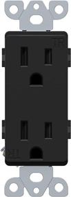 img 3 attached to 💡 WEBANG Decorator Electrical Wall Outlet, Tamper-Resistant Receptacle, Residential Grade, 3-Wire, Self-Grounding, 2-Pole, 15A 125V, ETL Listed, Black (Pack of 10)