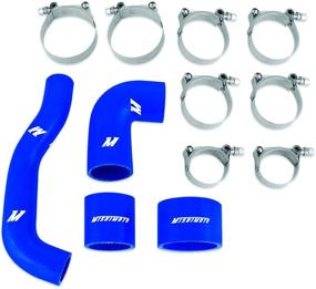 img 4 attached to 🔵 Blue Silicone Intercooler Hoses for Subaru STI JDM 2004-2007 - Mishimoto MMHOSE-SUBJ-INT4BL Compatibility