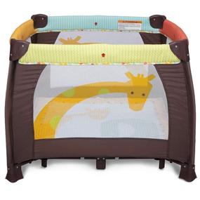 img 2 attached to Delta Children 36-inch by 36-inch Playard: Innovative Concepts for Kids