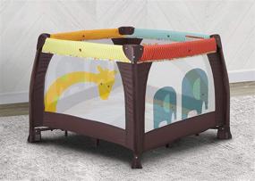 img 3 attached to Delta Children 36-inch by 36-inch Playard: Innovative Concepts for Kids