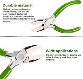 img 1 attached to Versatile 2-Piece Jewelry Pliers Set: Premium Bail Making, Nylon Nose & Looping Pliers for DIY Crafts