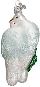 img 2 attached to 🎄 Old World Christmas Watcher Collection Love Birds Glass Blown Ornaments for Christmas Tree – Classic White Beauty!