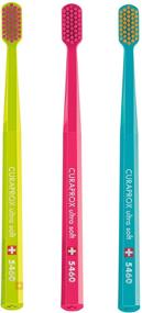 img 1 attached to 🦷 Curaprox 5460 Ultrasoft Toothbrush, 3 Pack: Gentle yet Powerful Cleaning for Optimal Oral Health