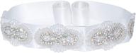 💎 exquisite handcrafted bridal wedding belts with rhinestone crystal beads - perfect sashes for gowns logo