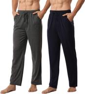 yushow lounge pockets bottoms sleepwear logo