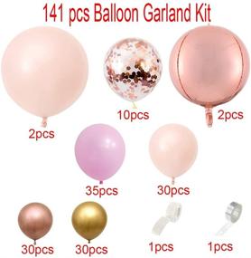 img 3 attached to Balloon 141Pcs Garland Latex Balloons