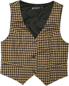 img 1 attached to Allegra Waistcoat Steampunk Sleeveless Versatile Women's Clothing