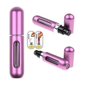 img 1 attached to Convenient and Stylish Topseller Portable Refillable Atomizer - Multicolor Must-Have!