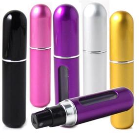 img 3 attached to Convenient and Stylish Topseller Portable Refillable Atomizer - Multicolor Must-Have!