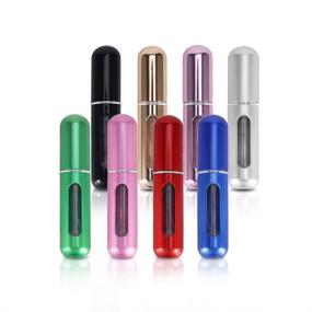 img 4 attached to Convenient and Stylish Topseller Portable Refillable Atomizer - Multicolor Must-Have!