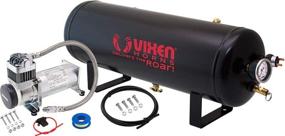 img 4 attached to Vixen Horns 2.5 Gallon (9.5 Liter) Train/Air Horn Tank Kit with 200 PSI Onboard Compressor System - 12V VXO8325