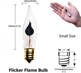 img 3 attached to 💡 Chandelier Incandescent Decorative Candelabra Replacement Bulb