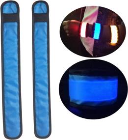 img 3 attached to 🔆 LED Slap Bracelets - Light Up Armbands for Men, Women, Kids - Glow-in-The-Dark Wristbands - Night Safety Lights for Running, Jogging, Cycling, Hiking, Camping - Outdoor Sports Reflective Gear