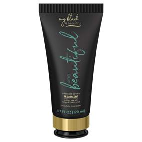 img 4 attached to Intense Recovery Treatment for Curly and Coily Hair - Sulfate-Free with Coconut Oil, Honey, and Turmeric - 9.6 Fl Oz - My Black is Beautiful