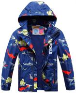 🧥 premium aiyuke waterproof raincoat windbreaker: ultimate protection for boys' clothing & coats logo