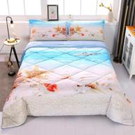 wowelife coastal comforter seashell bedding logo