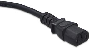 img 3 attached to 💡 10-Foot Black Power Cord Replacement for Amazon Basics Computer Monitor TV