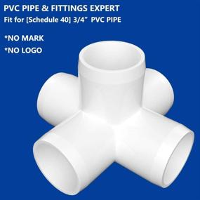 img 3 attached to 🔀 3-Way and 4-Way Elbow Connectors for Enhanced Plumbing and Piping Solutions