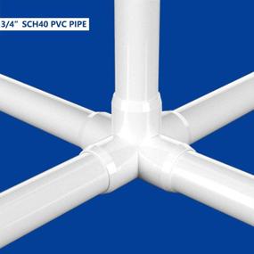 img 2 attached to 🔀 3-Way and 4-Way Elbow Connectors for Enhanced Plumbing and Piping Solutions