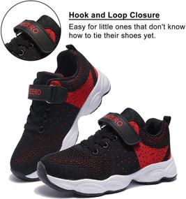 img 3 attached to 👟 MAYZERO Breathable Running Walking Sneakers - Boys' Athletic Shoes