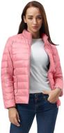 urlazh womens jacket packable lightweight logo