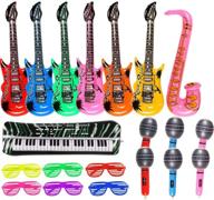 inflatable instruments guitars microphones saxophone event & party supplies логотип