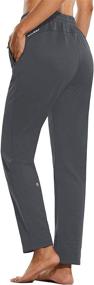 img 3 attached to 🔥 Winter Warmth Essential: BALEAF Women's Fleece Lined Pants with Zipper Pockets for Sports, Running, and Hiking