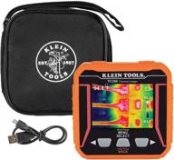 🔥 klein tools ti250 rechargeable thermal imager with high resolution display of 10,000+ pixels, 3 color palettes, and high/low temperature points logo