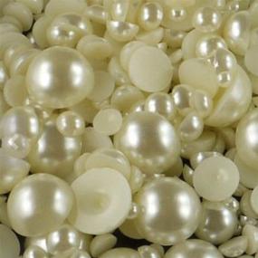 img 2 attached to 500Pcs Cream White Assorted Cabochon