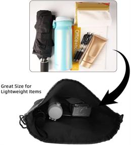 img 2 attached to 🎒 Gym Drawstring Backpack Bags Bulk - Black Cinch Sacks String Backpacks, Pack of 16