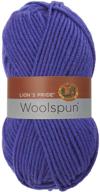 🦁 lion brand yarn 671-140 lion's pride woolspun violet: superior quality and luxuriously soft logo