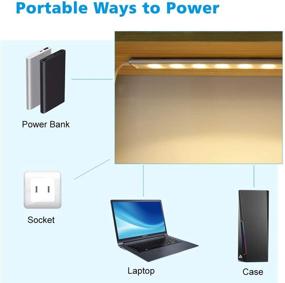 img 2 attached to 💡 5V LED Under Cabinet Lighting Kit - Plug-in, Warm White 3000K, 3W, 300LM for Kitchen, Bedroom, Closet, Garage - All-in-One