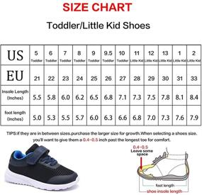 img 2 attached to RIBONGZ Toddler Sneakers – Athletic Girls' Running Shoes