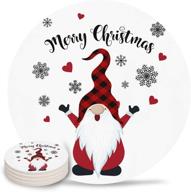 🎄 coasters drinks absorbent for a festive christmas housewarming experience! logo