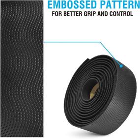 img 1 attached to 🚴 Enhance Your Cycling Experience with MARQUE Pro Bike Handlebar Tape – Premium Road Cycling Drop Bar Wrap with Adhesive Backs and Bar End Plugs – 2 Rolls per Set