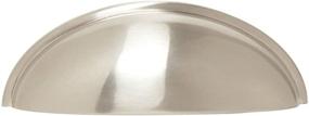 img 3 attached to 🔳 Franklin Brass Brushed Nickel Bin Cup Pull, Cabinet Handles and Drawer Pulls - 10-Pack for Kitchen Cabinets and Dresser Drawers (3 Inch)"