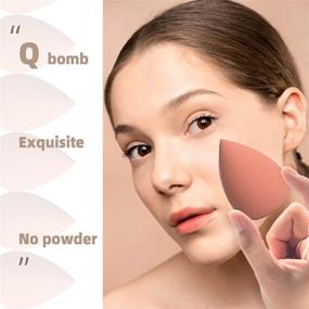 img 1 attached to 🌸 Enhanced SEO: Pink Beauty Blender Makeup Sponge Set with Storage Box for Flawless Liquid Application