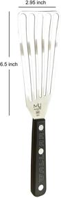 img 2 attached to 🐟 WALLFARM Fish Spatula: Multi-Purpose Slotted Turner for Grilled Cheese, Pan Frying & More - 11-inch, Dishwasher Safe