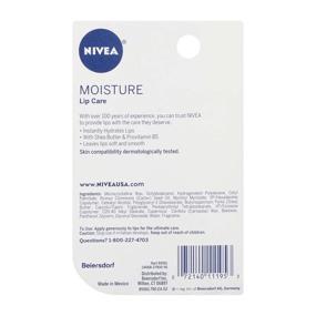 img 1 attached to 💋 NIVEA A Kiss of Moisture Essential Lip Care 0.17 oz (Pack of 5): Ultimate Lip Hydration for Lasting Softness