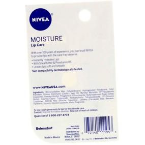 img 2 attached to 💋 NIVEA A Kiss of Moisture Essential Lip Care 0.17 oz (Pack of 5): Ultimate Lip Hydration for Lasting Softness