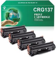 🖨️ greensky compatible toner cartridge replacement for canon 137 crg137 - high-quality black 4-pack for imageclass lbp151dw d570 mf211 mf212w mf216n mf217w mf227dw mf229dw mf232w mf236n mf244dw mf247dw printer logo