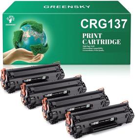 img 4 attached to 🖨️ GREENSKY Compatible Toner Cartridge Replacement for Canon 137 CRG137 - High-Quality Black 4-Pack for ImageClass LBP151dw D570 MF211 MF212w MF216n MF217w MF227dw MF229dw MF232w MF236n MF244dw MF247dw Printer