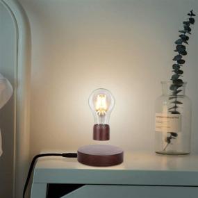 img 2 attached to 💡 VGAzer Magnetic Levitating LED Light Bulb Desk Lamp - Unique Gifts, Room Decor, Night Light, Home Office Decor Desk Tech Toys