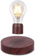 💡 vgazer magnetic levitating led light bulb desk lamp - unique gifts, room decor, night light, home office decor desk tech toys logo