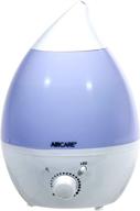 🌬️ aircare ultrasonic cool mist humidifier | whisper-quiet | multi-color led light | aromatherapy essential oil diffuser | ideal for home, bedroom, baby nursery, yoga, spa, and office | white | 0.33 gal capacity logo