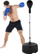 🥊 enhance your boxing skills with the newtend reflex bag: adjustable height punching bag for adults & kids (us stock, black) логотип