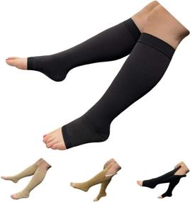 img 4 attached to HealthyNees 20 30 Compression Socks 3X Large