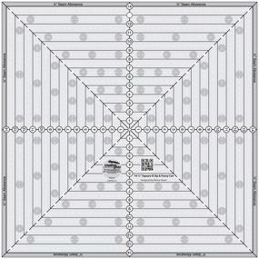 img 4 attached to Precision Quilting Made Easy with Creative Grids CGRSQ14 Square It Up Ruler