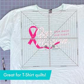 img 3 attached to Precision Quilting Made Easy with Creative Grids CGRSQ14 Square It Up Ruler