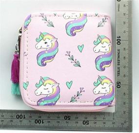 img 2 attached to 🌈 Timlee Rainbow Unicorn Wallets: The Perfect Unicorn Women's Handbags & Wallets Combo!